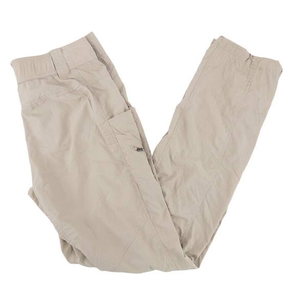 Columbia Womens 6 Insect Blocker Hiking Pants Khaki Tan Beige Regular Fit Casual - Picture 1 of 16